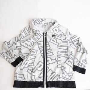 Victoria's Secret Pink Logo Anorak Jacket Size XS Windbreaker